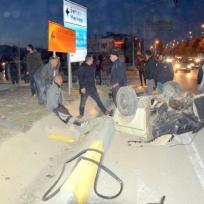 Korkuteli: Auto in zwei Teile zerrissen